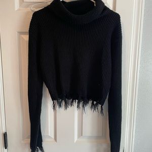 Black boutique sweater